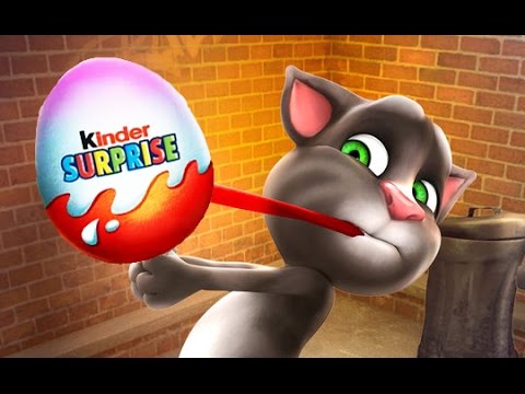Talking Cat Giant Eggs Surprise Opening Funny Cats Compilation