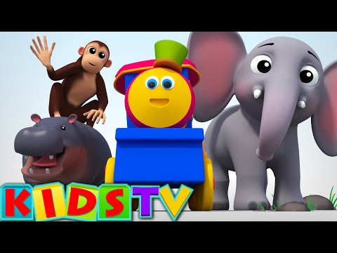 Bob The Train | Alphabets Animals Song | ABC Song For Kids And Children | Kids TV