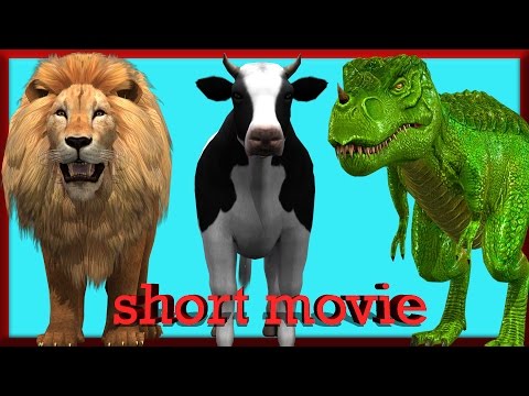 Wild Lion , Attacking Wild Forest Animals || 3d Cartoon Funny Animated Kids Children Nursery Rhymes