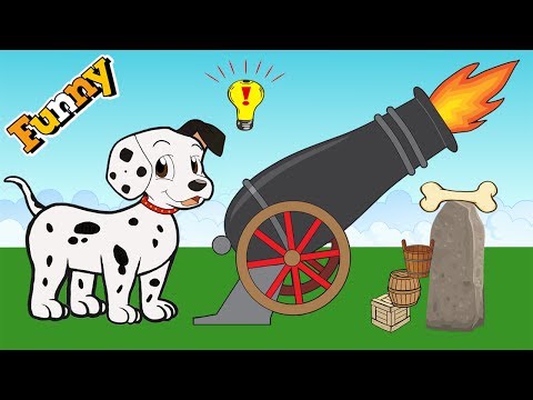 Funny Animals Cartoons for Children – Dog and Bone – Dogs Cartoons for Children