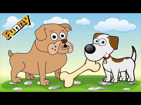 Funny Dogs Cartoons for Children – Dogs Videos for Children – Beagledog, Bulldog