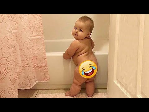 Try Not To Laugh : When baby in the Bathroom and Funny Situations | Funny Videos